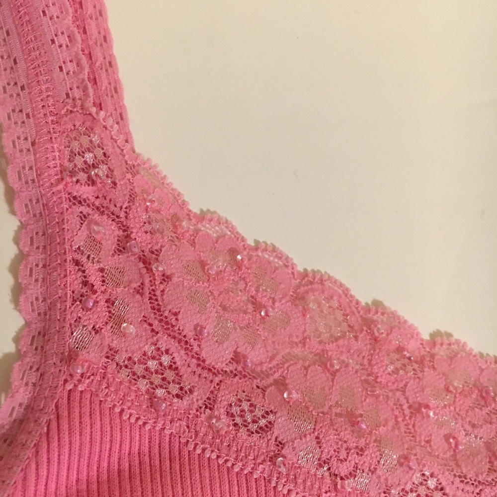 🚫 SOLD 🚫Pink 💕 Sigrid Olsen Embellished Cami